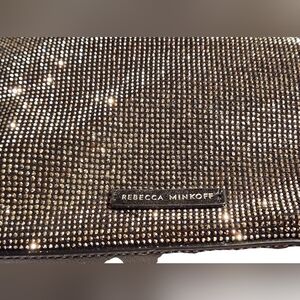 Rebecca Minkoff Sparkling Silver and Black Handbag
